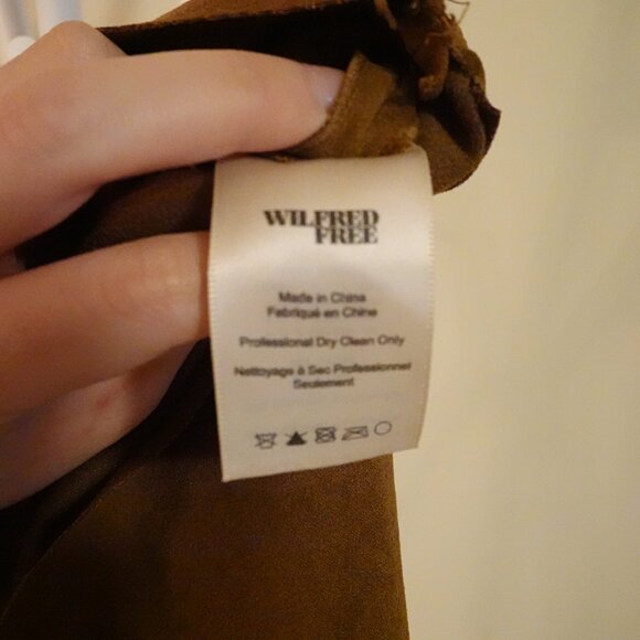 Aritzia Wilfred Free Brown Pencil Skirt in Size Double Zero - Picture 5 of 5